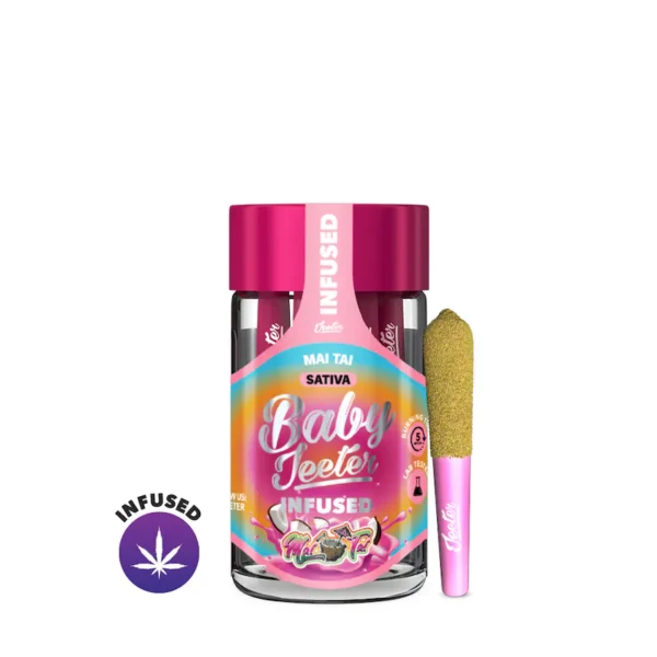 JEETER | Baby Jeeters Mai Tai – 5 Pack Infused Prerolls (0.5g each)