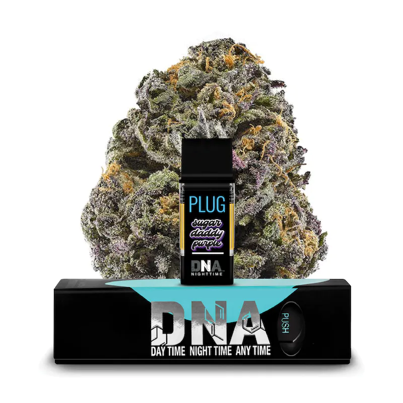 1683750678-sugardaddypurple_wm-02.png-2.webp PLUGplay | PLUG™ DNA: Sugar Daddy Purple Pod – 1.0g - Image 1