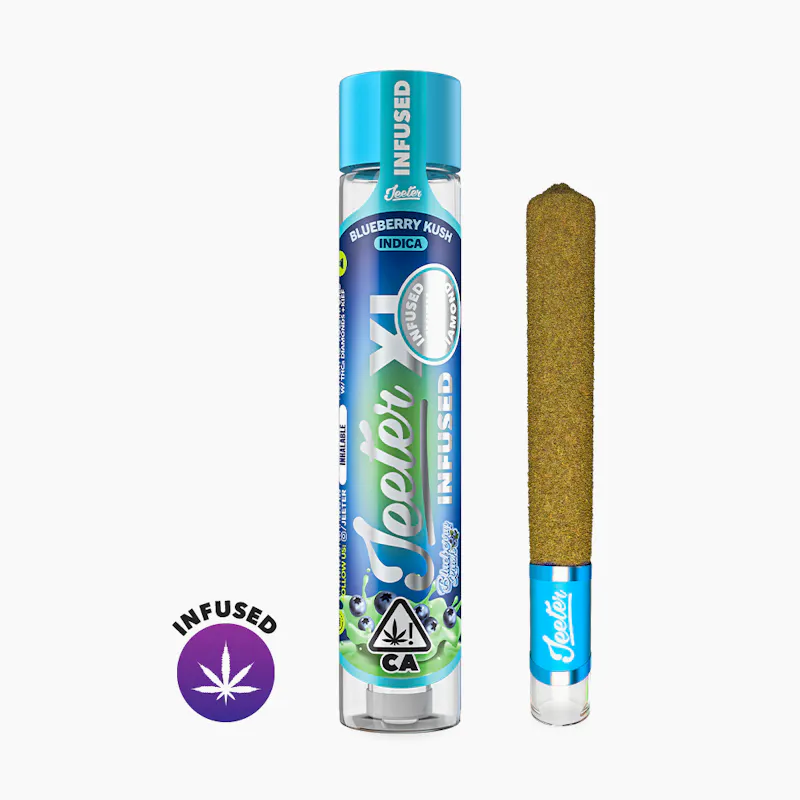 1697678712-xl.jpg.webp JEETER | Blueberry Kush XL – Infused Preroll – 2.0g - Image 1