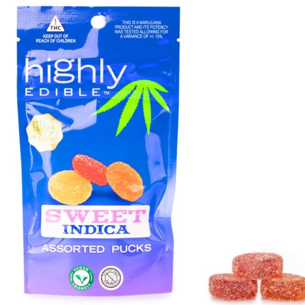 Sweet Assorted Pucks Indica 10pk [100mg]